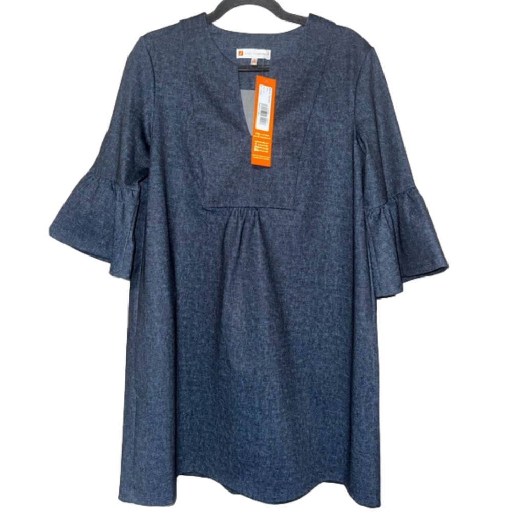 Jude Connally Women’s Kerry Denim Navy Blue Dress, Size  Medium, NWT